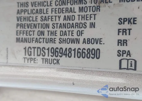 2004 GMC Canyon Sl z USA, uszkodzony, nr VIN 1GTDS196948166890